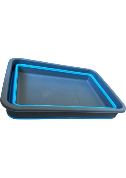 Katlanabilir 4l Badya Leğeni, Antrasit/mavi, Akordiyon Tasarım modelleri