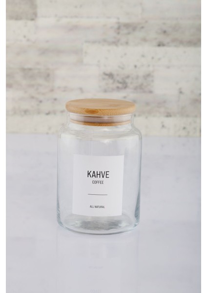 Cam Saklama Kabı, Bambu Kapak, 800 Ml, 10X15 Cm, Farklı Etiket Seçenekleri fiyatları
