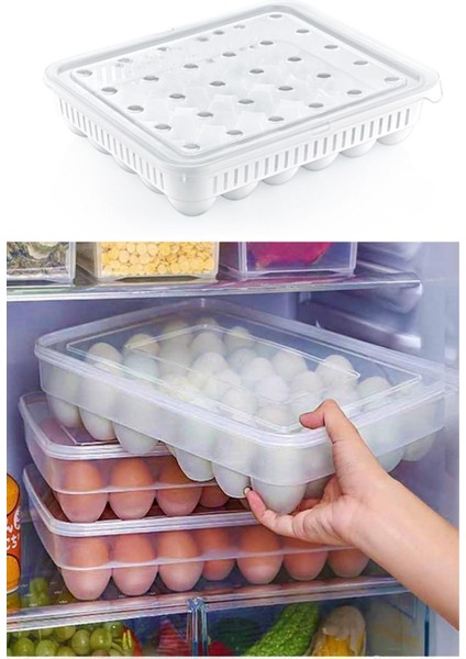 Beyaz 30'lu Yumurta Saklama Kabı, Hijyenik ve Pratik Kullanım Için Ideal Seçenek fırsatları