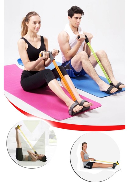 Beyaz Çok Fonksiyonlu Vücut Şekillendirme Egzersiz Aleti KSS.02803.00