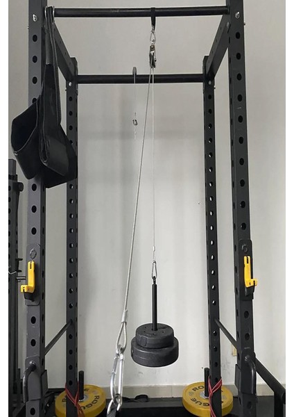 Turuncu Spor Aleti Çelik Halatı 1,8 Metre Dayanıklı ve Kullanışlı modelleri