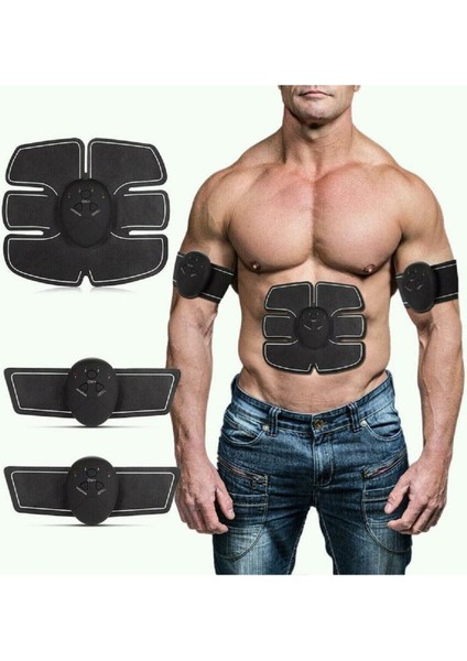 Siyah Elektronik Bel Kemer, Kas Güçlendirme ve Masaj Aleti, Spor ve Fitness