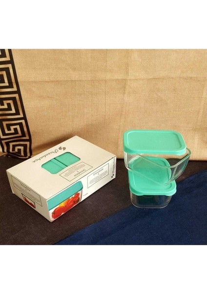 Turuncu 2'li Saklama Kabı Seti, Pratik ve Şık Mutfak Çözümü