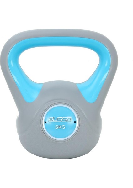 Çift Renkli 5kg Kettlebell, Sağlam ve Şık Spor Ağırlığı