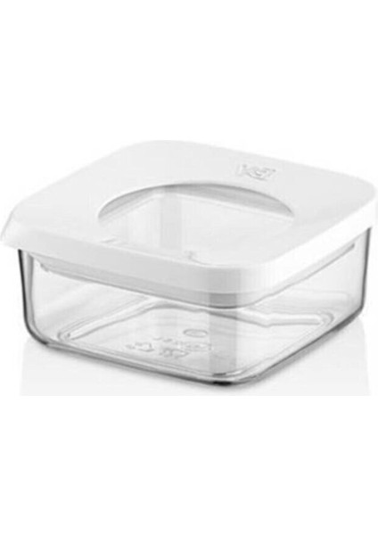 Turuncu Güneş Kare Saklama Kabı Seti 3X250 Ml, Pratik ve Şık Saklama Çözümü