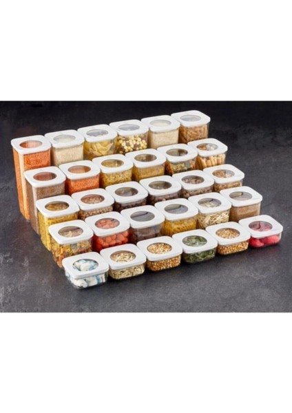 Turuncu Güneş Kare Saklama Kabı Seti 3X250 Ml, Pratik ve Şık Saklama Çözümü fiyatları