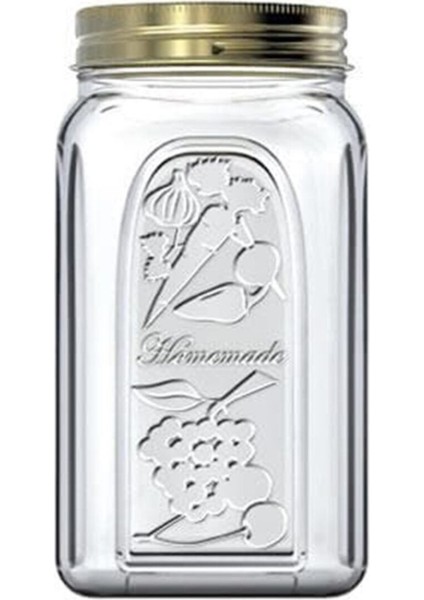 Beyaz 1000 ml El Yapımı Kavanoz, Şık ve Kullanışlı Mutfak Gereçleri