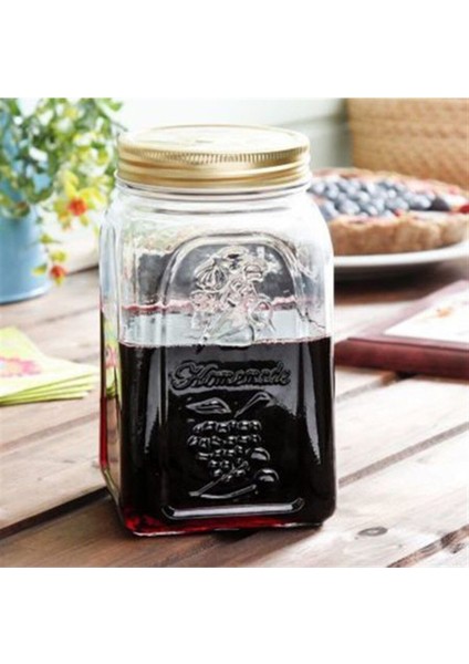 Beyaz 1000 ml El Yapımı Kavanoz, Şık ve Kullanışlı Mutfak Gereçleri fiyatları