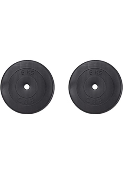 Siyah Spor Vinil Kaplama Plakası 5 kg (2 Adet)