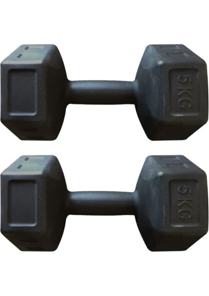 Dambıl Seti, 10 Kg, Siyah, Fitness ve Vücut Geliştirme Aleti, 2 Adet fiyatları