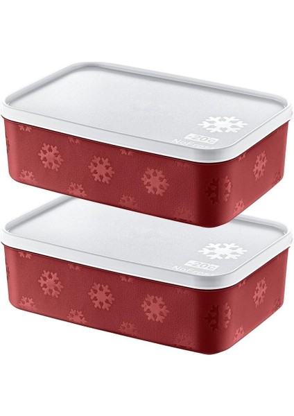 Çok Renkli 2'li Saklama Kabı Seti, No Frost, 1600 Ml, Dayanıklı ve Şık Tasarım fiyatları