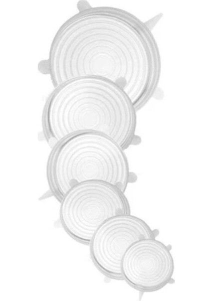 Renkli 12'li Silikon Kapak Seti, Tazeliği Koruyan Esnek Tasarım modelleri