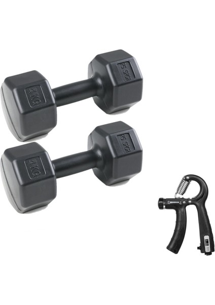 Ayarlanabilir 8 kg El Yayı Seti, Siyah, Spor ve Fitness Için Ideal Seçim