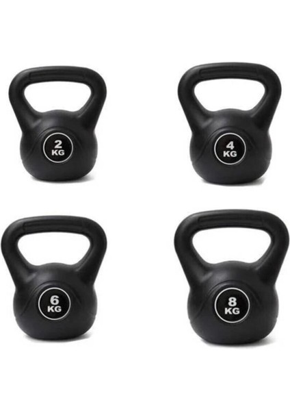 4 kg Siyah Kettlebell Dambıl, Fitness ve Antrenman Ekipmanı fırsatları