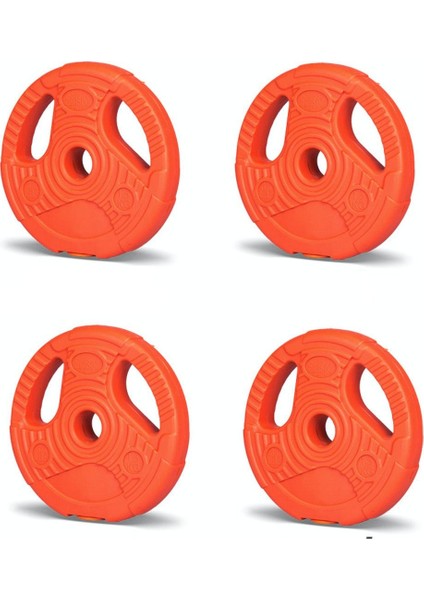 Turuncu 1.5 kg Eğimli Çekme Plakası, 4'lü Set