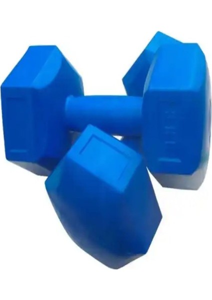 Mavi 8 kg Dambıl Seti, Sağlam ve Şık Fitness Aleti, Ev ve Spor Salonu Için indirimleri
