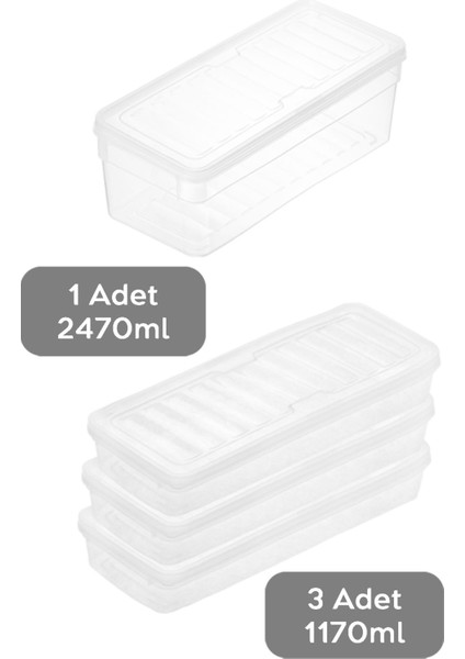 4'lü Şeffaf Mikrodalga Uyumlu Saklama Kabı Seti, Derin ve Sığ Seçenekler fiyatları