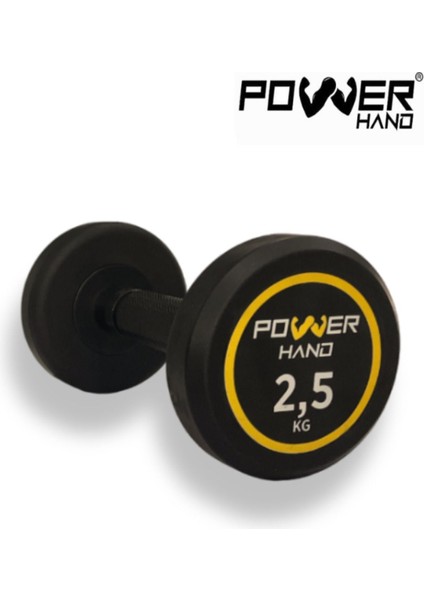 2,5 kg Siyah Dambıl, Sağlıklı ve Güçlü Antrenman Için Ideal Seçenek