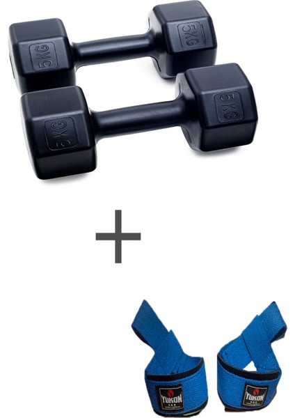 5 kg x 2 Dambıl Kayışı, Metalik, Güç ve Esneklik Sağlar