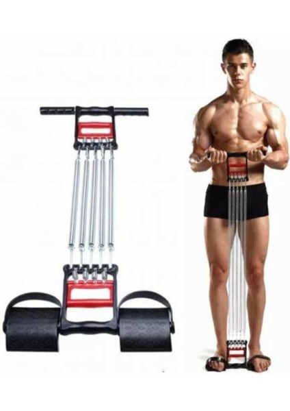 El, Ayak ve Göğüs Için 5'li Ayarlanabilir Yay Seti, Siyah Renk