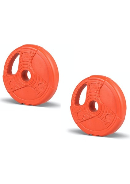 Turuncu 1 kg Egzersiz Plakası, 2'li Set