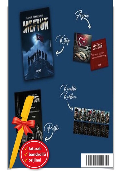 Alfa Kalem+ Ilknur Cemre Uslu 2 Kitap (Meftun 1 ve 2)-Yeni-Ulysses
