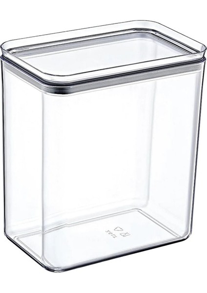 Turuncu Dikdörtgen Saklama Kutusu, 2,6 Lt, Vakum Kapaklı, Dekoratif Tasarım fiyatları