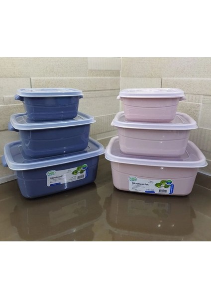 Şık Mikrodalga Saklama Kabı Seti 3'lü Gri Renkli, Pratik ve Sağlıklı Saklama Çözümü fiyatları