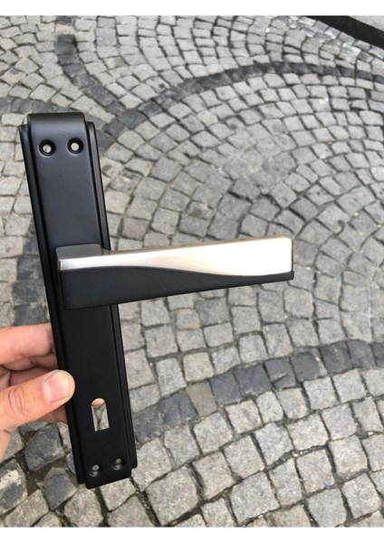 Şık Siyah Aynalı Kapı Kolu, Modern ve Şık Tasarım, Dayanıklı ve Zarif Parça fiyatları