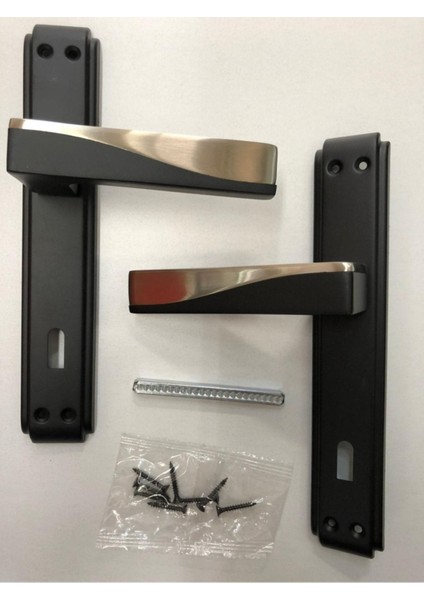 Şık Siyah Aynalı Kapı Kolu, Modern ve Şık Tasarım, Dayanıklı ve Zarif Parça indirimleri