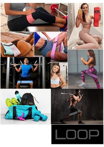 Çok Renkli Kademeli Yoga ve Egzersiz Direnç Lastiği, Esneklik ve Güç Artırıcı indirimleri