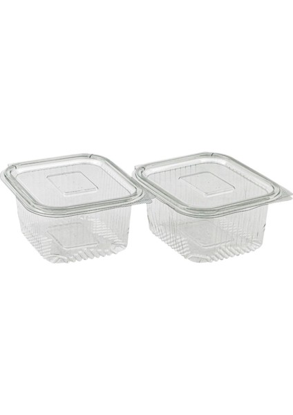 Turuncu Sızdırmaz Kap 375 Cc, Kullan At, 50 Adet, Pratik ve Güvenli Kaplar