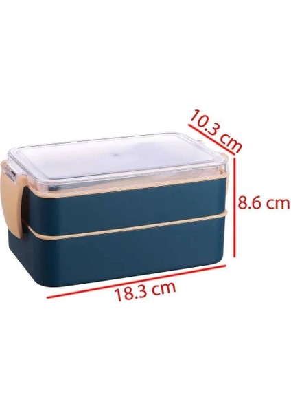 2 Bölmeli Kilitli Beslenme Kabı Seti, 500 ML+400 Ml, Okul, Ofis, Spor, Piknik, Diyet Için fırsatları