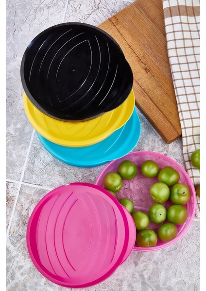 4'lü Şeffaf Renkli Saklama Kabı Seti, 900 Ml, Pratik ve Şık Erzak Saklama indirimleri