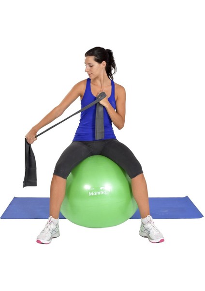 Yüksek Direnç Pilates ve Yoga Egzersiz Bandı, Siyah, 1.5 mt