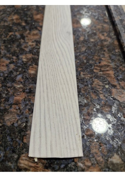 Beyaz Meşe Renkli Kendinden Yapışkanlı Parke Eşik Çıtası, 90 Cm, 3 Adet