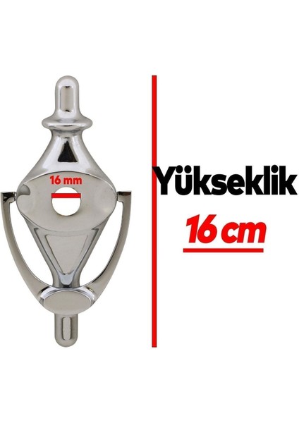 Kumru Dürbünlü Çelik Kapı Tokmağı, Tak Tak Zil, Krom Uyumlu, Şık ve Dayanıklı fiyatları