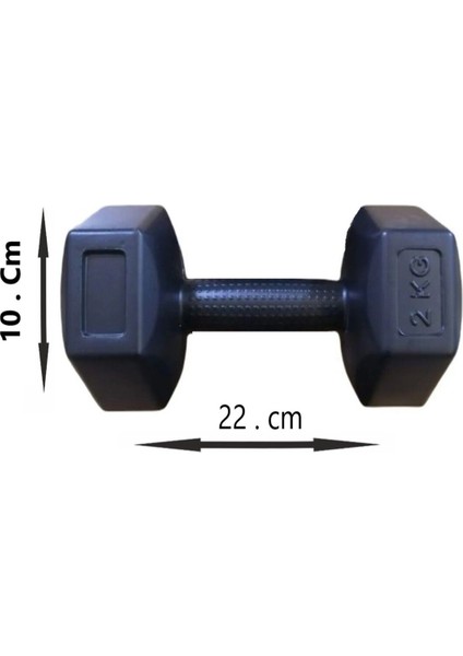 Siyah Spor Seti: 2 kg Dambıl, Sayaçlı Atlama Ipi ve Ayarlanabilir El Yayısı fırsatları
