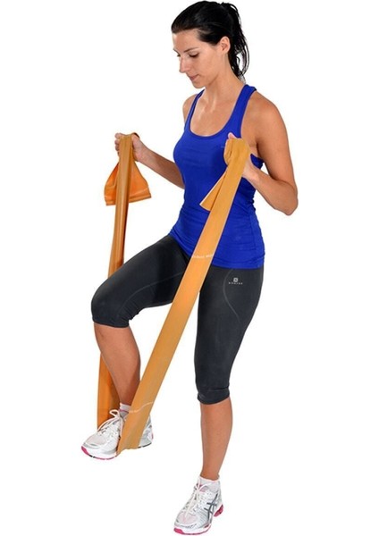 Turuncu 1.20 cm Egzersiz Bandı, Dayanıklı ve Esnek Fitness Ekipmanı fiyatları