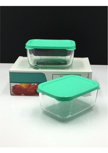 Yeşil 2'li Snow Box Saklama Kabı, 420 Cc, Pratik ve Şık Depolama Çözümü fiyatları