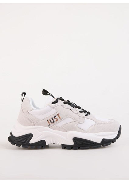Beyaz Kadın Deri Sneaker 77RA3SC1ZPA74003