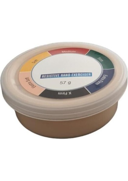 El Egzersiz Hamuru 57G Bej ve Mor Renk, Hafif ve Esnek, Rahat Kullanım