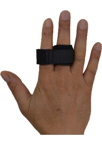 Çift Parmak Bandajı Siyah, 2 Adet, Rahat ve Esnek Koruma Seti fırsatları