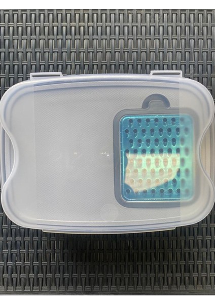 4500ML Gri Renkli Masal Saklama Kabı, Şık ve Kullanışlı Mutfak Gereçleri