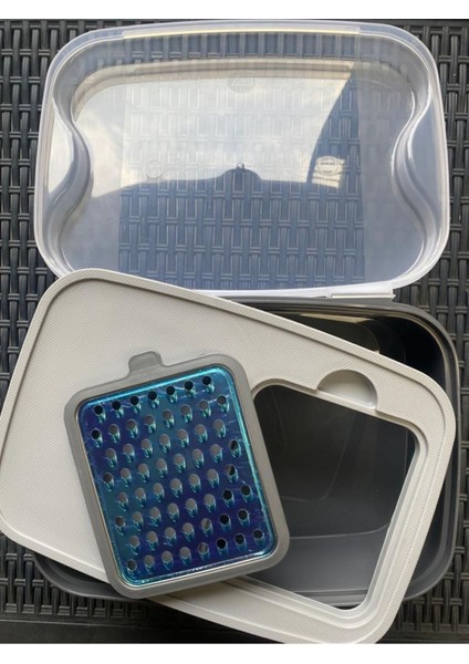 4500ML Gri Renkli Masal Saklama Kabı, Şık ve Kullanışlı Mutfak Gereçleri fırsatları