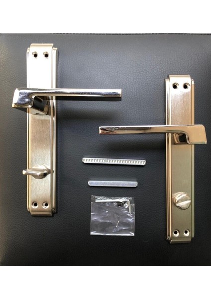 Nikel ve Saten Kapı Kolu Takımı, Sağ Veya Sol Yön Seçeneğiyle Şık ve Kullanışlı indirimleri