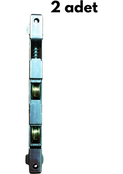 2 Adet Pencere ve Kapı Sürme Sac Tekerleri, Dayanıklı ve Kullanışlı Metal Rulolar