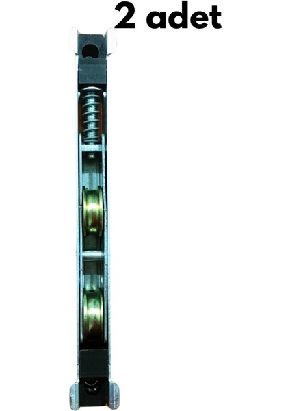 2 Adet Pencere ve Kapı Sürme Sac Tekerleri, Dayanıklı ve Kullanışlı Metal Rulolar fırsatları