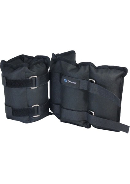 El ve Ayak Bilek Ağırlığı, 5 Kg, 2 Adet, Şık ve Dayanıklı Siyah Renkli Set