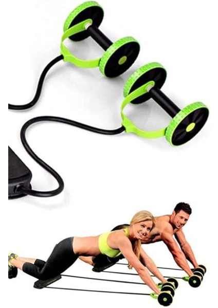 Yeşil Çok Fonksiyonlu Karın Egzersiz Aleti, Spor ve Fitness Için Mükemmel Seçim